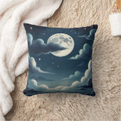 ムーンアート枕 – 天月相ホームデコ クッション (ブランケット)