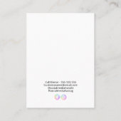 ムーンイヤリング包装 名刺 (裏面)