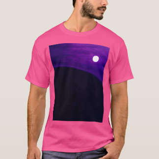 ムーンインパープルトワイライトbyフベルティーヌ・ハイエルマンズAc Tシャツ