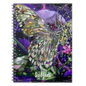 ムーンインフルエンスバタフライ ノートブック (正面)