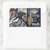 ムーンウィズジャンプ+カバーシール 長方形シール (バッグ)