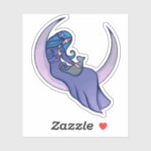 ムーンウィッチムーンチャイルド異教のウィッカアート シール (シート)