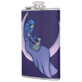 ムーンウィッチムーンチャイルド異教のウィッカアート フラスク (左)