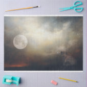 ムーンウォッチャーベアーアートデクページ 薄葉紙 (クラフト)