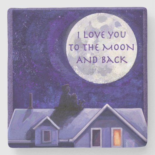 ムーンウォッチ ストーンコースター (正面)