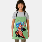 ムーンウォリアーbyアニメビデオアーティストSaori d エプロン (インサイチュ)