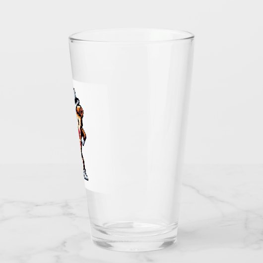 ムーンウォーキングピザ – 伝説的ポップ・アートのなスライスアート タンブラーグラス (左)