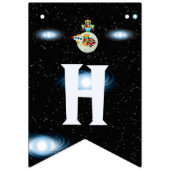 ムーンウォークハッピーバースデー バンティングフラッグ (第2の旗)