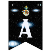 ムーンウォークハッピーバースデー バンティングフラッグ (第3の旗)