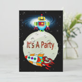 ムーンウォークバースデーパーティーカスタム 招待状 (スタンド正面)