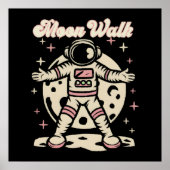 ムーンウォーク宇宙飛行士 ポスター (正面)