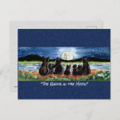 ムーンウォーターお洒落カラーはがき ポストカード (正面/裏面)