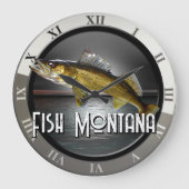 ムーンウォーター&ウォレイパイク ラージ壁時計 (正面)