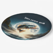 ムーンウォーター&バスリーピング ペーパープレート (アングル)