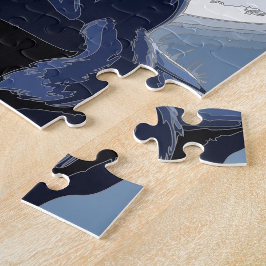 ムーンウルフ ジグソーパズル (側面)