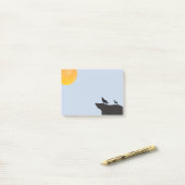 ムーンウルフ ポストイット (デスク上)