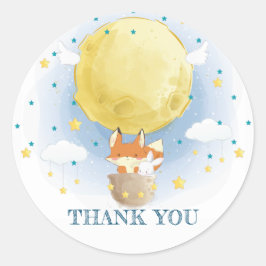 ムーンエアバルーンありがとう ラウンドシール