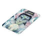 ムーンエルフの水彩画 マグネット (左側)
