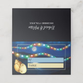 ムーンエレガントライトビーチ結婚式 プレイスカード (外部開封)