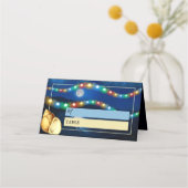 ムーンエレガントライトビーチ結婚式 プレイスカード (正面)