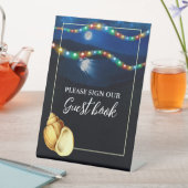 ムーンエレガントライトビーチ結婚式 台座サイン (インサイチュ)