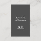 ムーンエレガント&スターズダークグレースパ&サロン 名刺 (裏面)