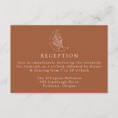 ムーンエレガント&スターズテラコッタ披露宴 エンクロージャーカード (正面)