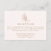 ムーンエレガント&スターズテラコッタ披露宴 エンクロージャーカード (正面)