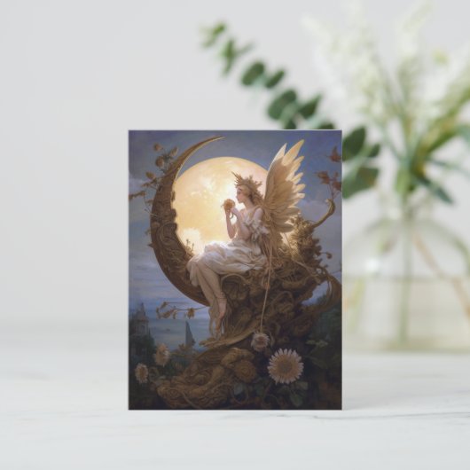 ムーンエンジェルファンタジーアート ポストカード (スタンド正面)