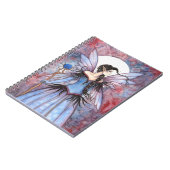 ムーンオブウィンターファンタジーフェアリーアート ノートブック (左側)