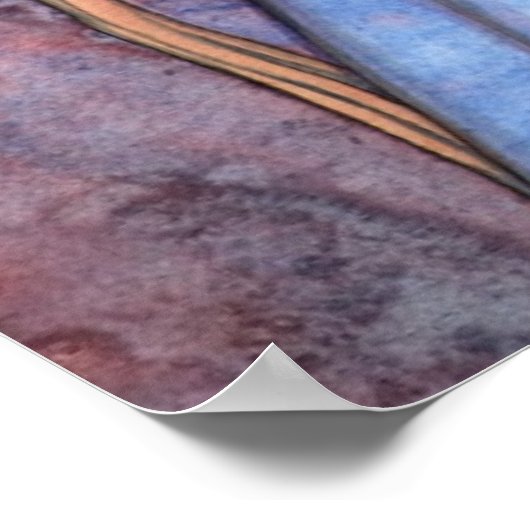 ムーンオブウィンター神秘的な妖精ファンタジーアート ポスター (角)