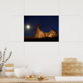 ムーンオーバーコテージ遺跡 |アイルランド,ゴールウェイ ポスター (キッチン)