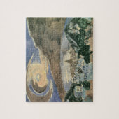 ムーンオーバーバルセロナバイウォルターグラマット ジグソーパズル (縦)