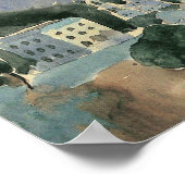 ムーンオーバーバルセロナバイウォルターグラマット ポスター (角)