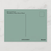 ムーンオーバーヘロンシャーロットタウンPEIカナダ ポストカード (裏面)