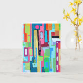 ムーンオーバーマイアミノテ空白のカード カード (黄色い花)