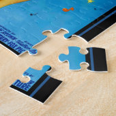 ムーンオーバーマイアミ映画ポスター ジグソーパズル (側面)