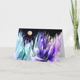 「ムーンオーバー・アイスランド」グリーティングカード 案内状