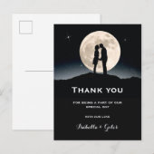 ムーンオーバー ウェディング サンクス 案内ポストカード (正面/裏面)