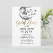 ムーンオーバー ミニマリスト ブライダルシャワー 招待状 (スタンド正面)