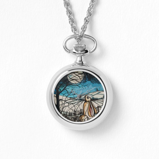 ムーンガザーヘア 腕時計 (正面)