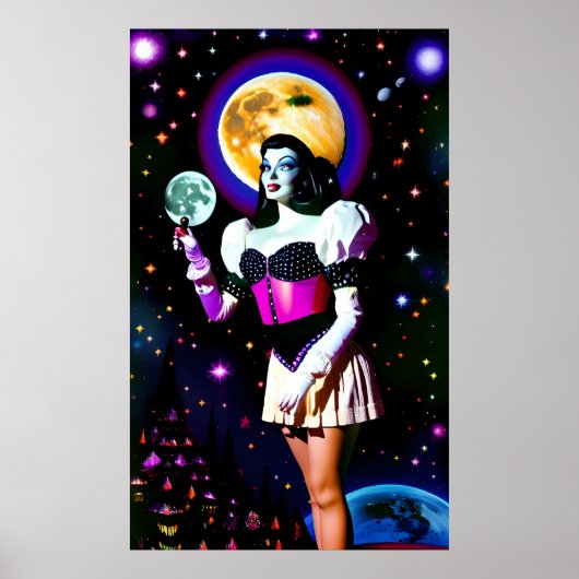 ムーンガード – Ken Gage Surreal Art ポスター (正面)