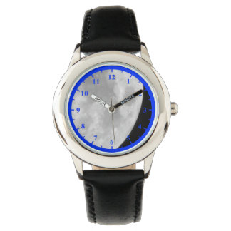 ムーンキッズステンレススチールウォッチ 腕時計