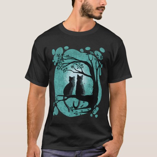 ムーンキャッツ Tシャツ (正面)