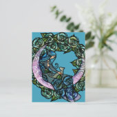 ムーンキャットゴッドスムーンチャイルドキャッツ ポストカード (スタンド正面)