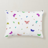 ムーンキャットバタフライデコかわいらしア蛾の月光 アクセントクッション (裏面)