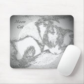 ムーンキャットマウスパッド マウスパッド (マウス)