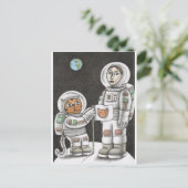 「ムーンキャット」 ポストカード (スタンド正面)