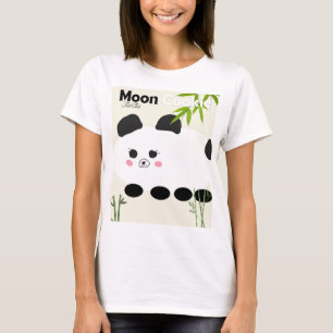 ムーンクッキーの太いキャットシャツ Tシャツ