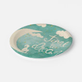 ムーンクラウズインスパイアドリーム引用文 ペーパープレート (アングル)